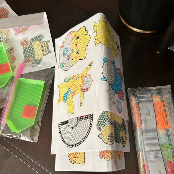 Diamond painting children , DYI diamond sticker kit - Picture 5 of 6